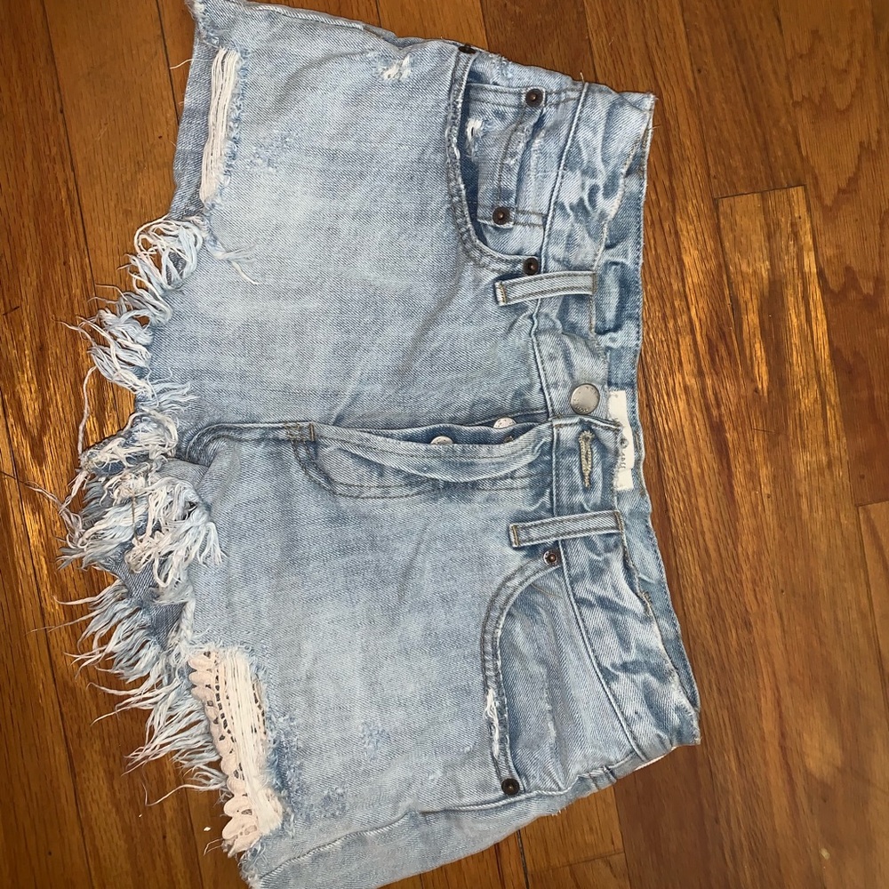 Free People size 26 jean shorts!
